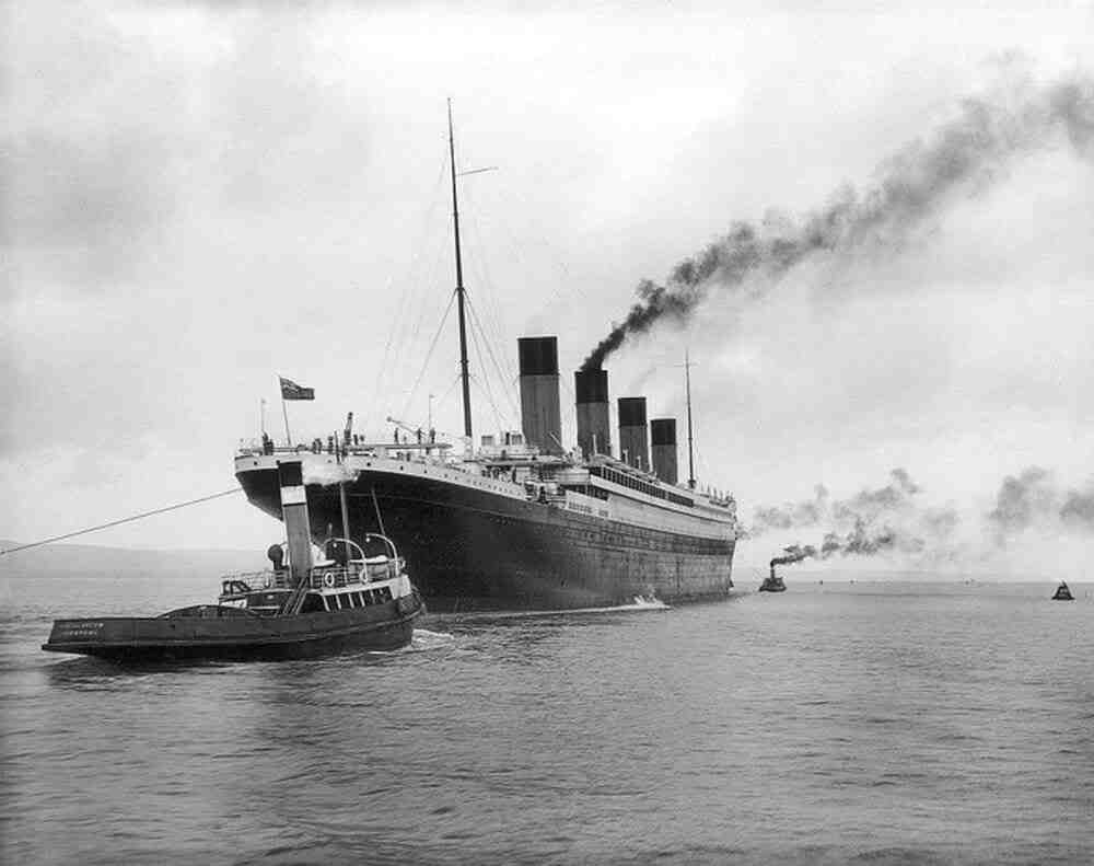 Où est mort le Titanic?