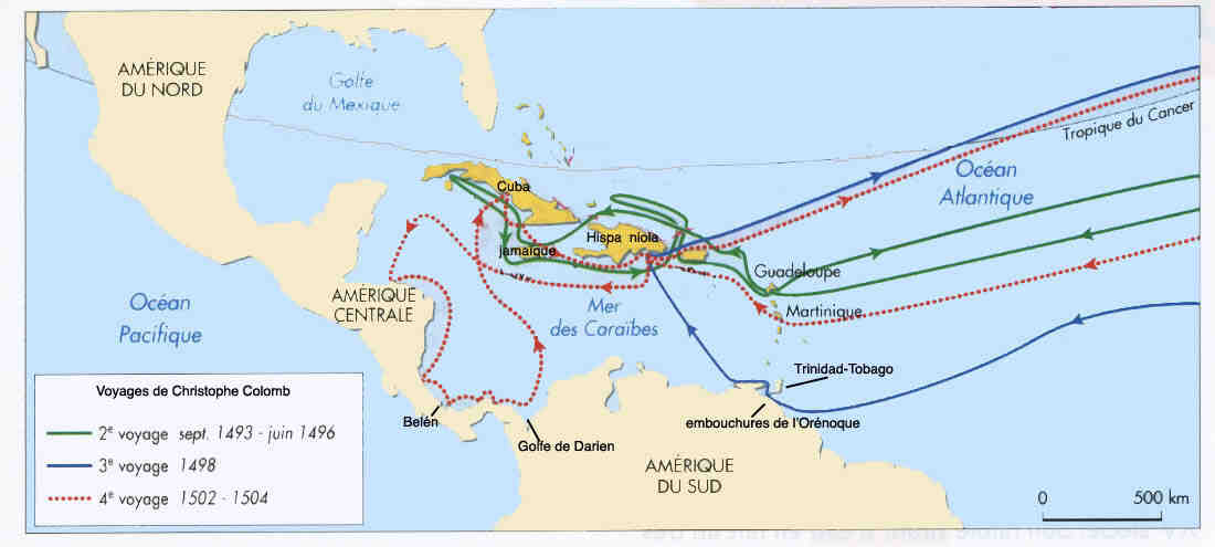 Quel navire ne faisait pas partie de l'équipage de Christophe Colomb lorsqu'il a découvert l'Amérique?